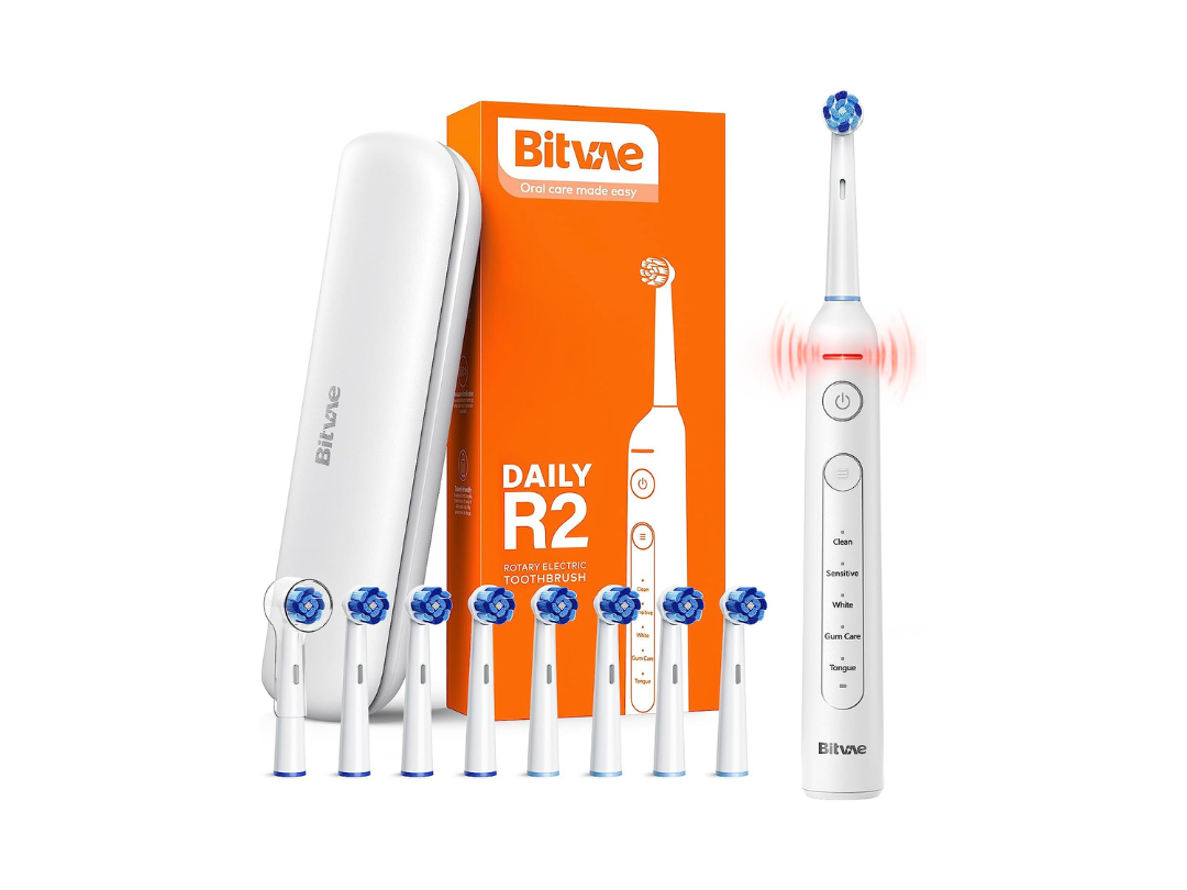 Buy Bitvae R2 Electric Toothbrush – 8 Heads + Case in Qatar Buy Bitvae R2 Electric Toothbrush – 8 Heads + Case in Qatar